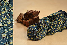 Flowers in a River ~ Ajrakh Cotton Skirt { Long }